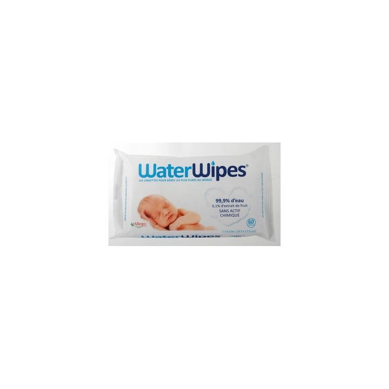 WaterWipes - Lingettes à l'eau pour adulte bio - 30pc - Le Petit Zèbre
